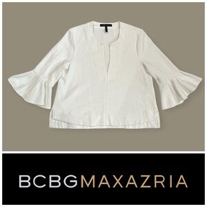 BCBGMAXAZRIA Women's White Top